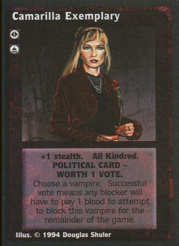Camarilla Exemplary [Jyhad set] - VTES CCG