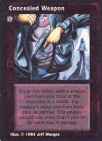Concealed Weapon [Jyhad set] - VTES CCG