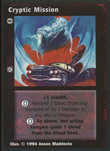 Cryptic Mission [Jyhad set] - VTES CCG