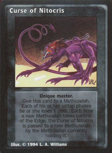 Curse of Nitocris [Jyhad set] - VTES CCG