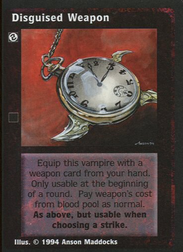 Disguised Weapon [Jyhad set] - VTES CCG