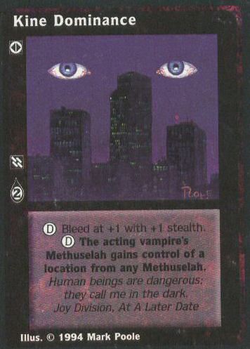 Dominate Kine [Jyhad set] - VTES CCG