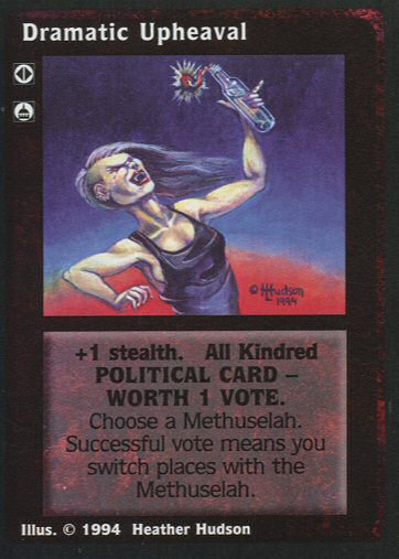 Dramatic Upheaval [Jyhad set] - VTES CCG