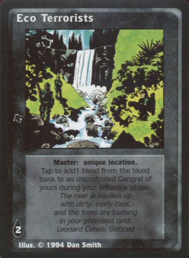 Ecoterrorists [Jyhad set] - VTES CCG