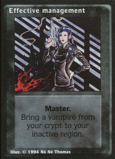 Effective Management [Jyhad set] - VTES CCG
