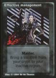 Effective Management [Jyhad set] - VTES CCG