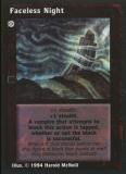 Faceless Night [Jyhad set] - VTES CCG