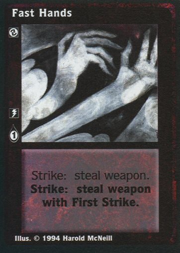 Fast Hands [Jyhad set] - VTES CCG