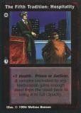Fifth Tradition: Hospitality [Jyhad set] - VTES CCG