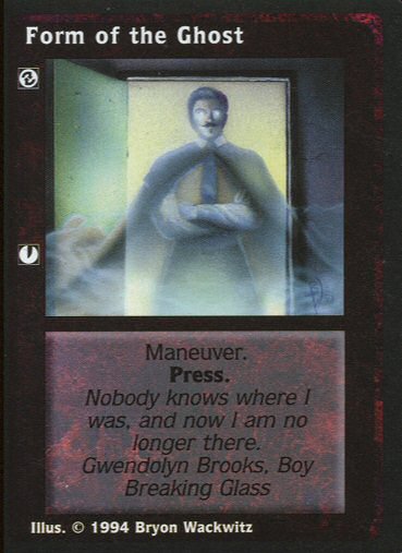 Form of the Ghost [Jyhad set] - VTES CCG