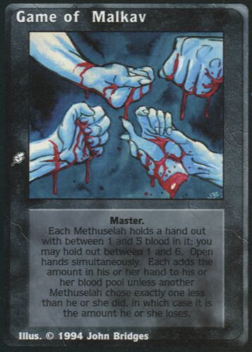 Game of Malkav [Jyhad set] - VTES CCG