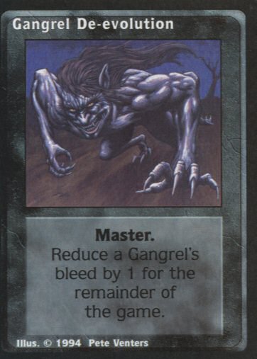 Gangrel Atavism [Jyhad set] - VTES CCG