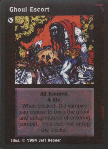 Ghoul Escort [Jyhad set] - VTES CCG
