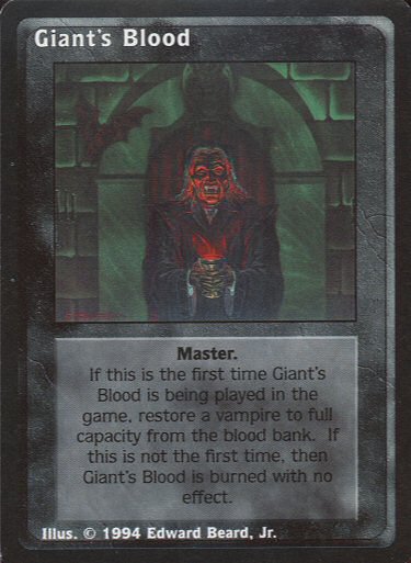 Giant's Blood [Jyhad set] - VTES CCG