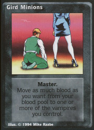 Gird Minions [Jyhad set] - VTES CCG