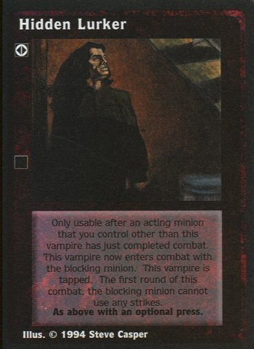Hidden Lurker [Jyhad set] - VTES CCG