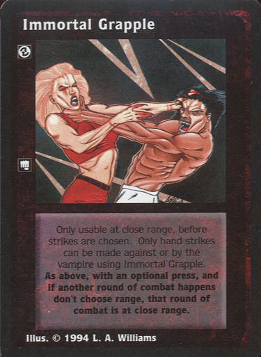 Immortal Grapple [Jyhad set] - VTES CCG