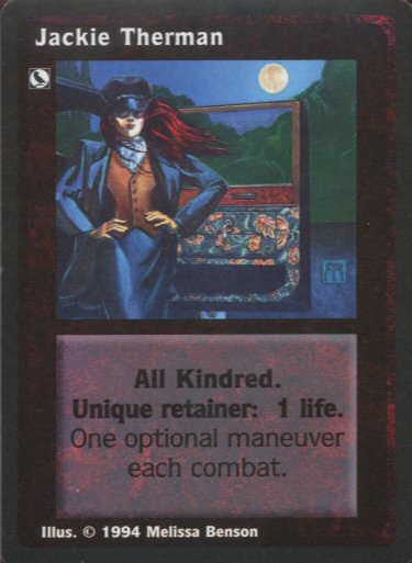 Jackie Therman [Jyhad set] - VTES CCG