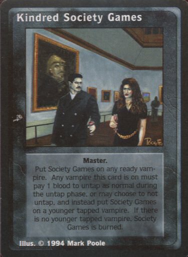 Kindred Society Games [Jyhad set] - VTES CCG
