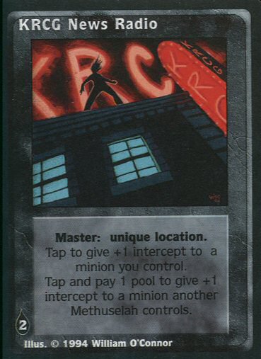 KRCG News Radio [Jyhad set] - VTES CCG