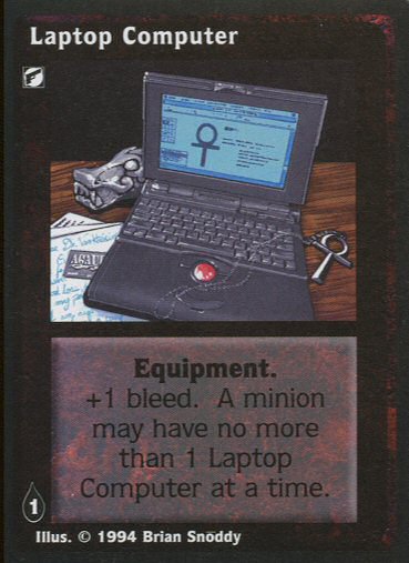 Laptop Computer [Jyhad set] - VTES CCG