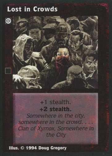 Lost in Crowds [Jyhad set] - VTES CCG