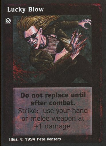 Lucky Blow [Jyhad set] - VTES CCG