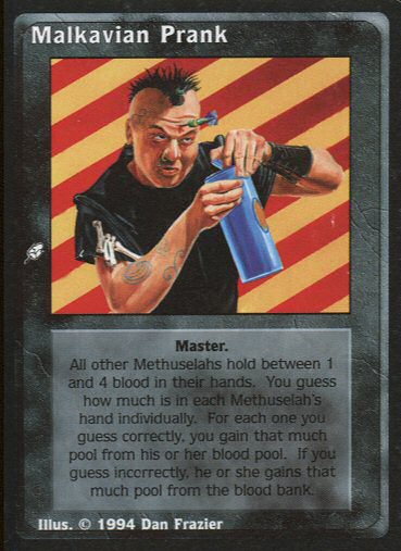 Malkavian Prank [Jyhad set] - VTES CCG