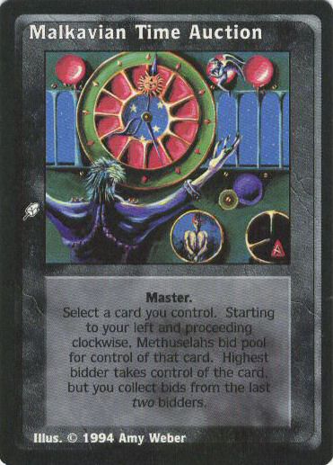 Malkavian Time Auction [Jyhad set] - VTES CCG