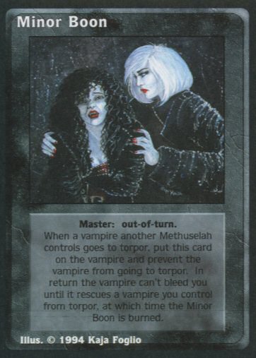 Minor Boon [Jyhad set] - VTES CCG