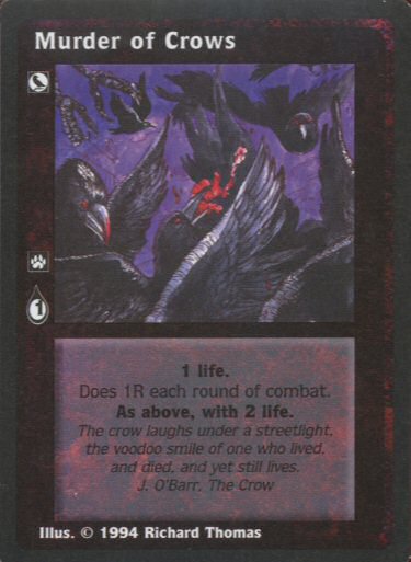 Murder of Crows [Jyhad set] - VTES CCG