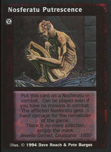 Nosferatu Putrescence [Jyhad set] - VTES CCG