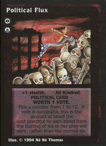 Political Flux [Jyhad set] - VTES CCG