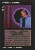 Praxis Solomon [Jyhad set] - VTES CCG