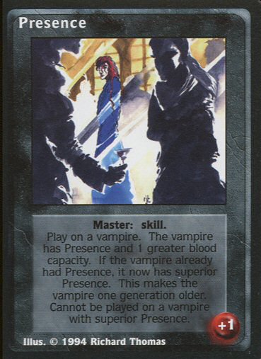 Presence [Jyhad set] - VTES CCG
