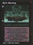 Rat's Warning [Jyhad set] - VTES CCG