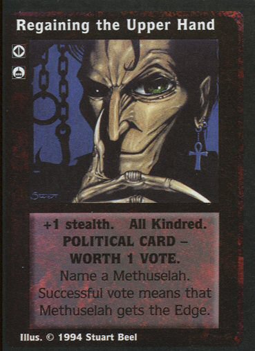 Regaining the Upper Hand [Jyhad set] - VTES CCG