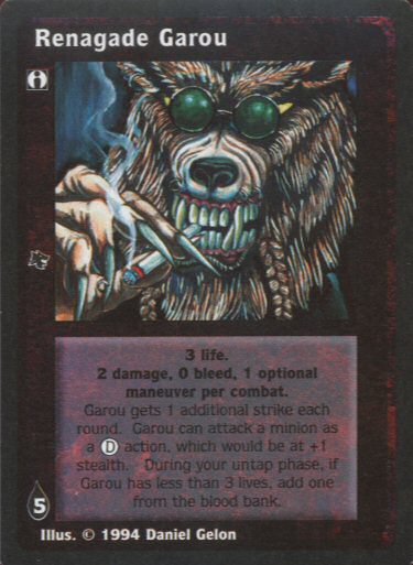 Renegade Garou [Jyhad set] - VTES CCG