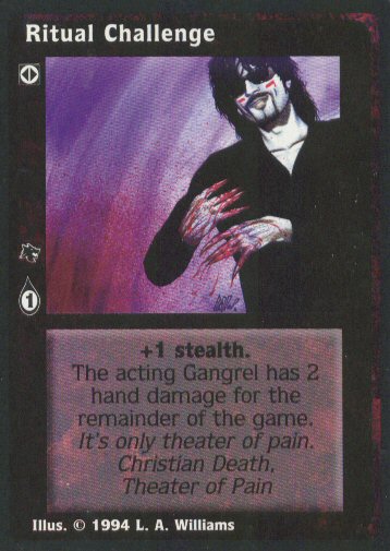 Ritual Challenge [Jyhad set] - VTES CCG