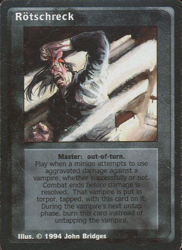 Rötschreck [Jyhad set] - VTES CCG