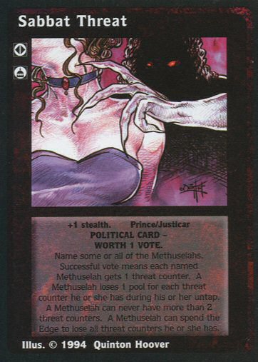 Sabbat Threat [Jyhad set] - VTES CCG
