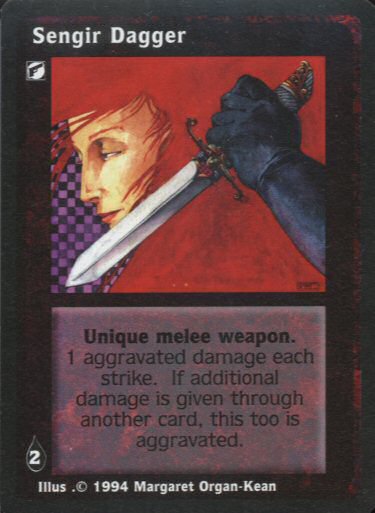 Sengir Dagger [Jyhad set] - VTES CCG