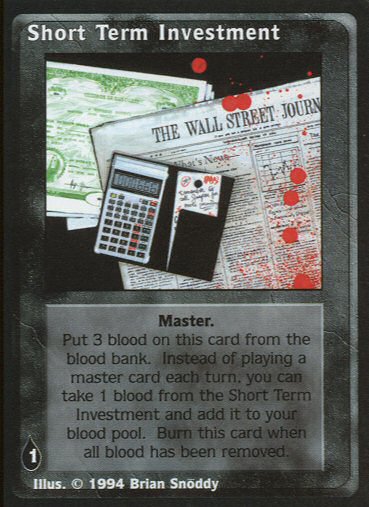Short-Term Investment [Jyhad set] - VTES CCG