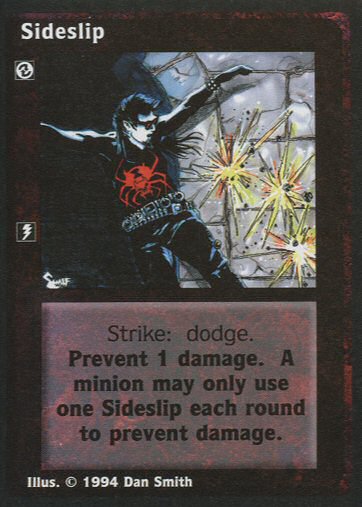 Sideslip [Jyhad set] - VTES CCG