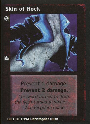Skin of Rock [Jyhad set] - VTES CCG