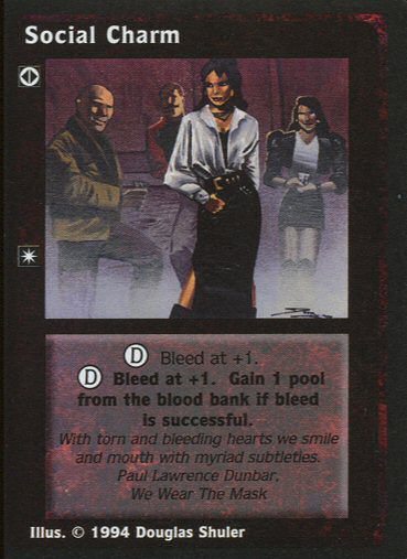 Social Charm [Jyhad set] - VTES CCG