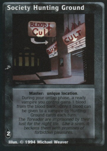 Society Hunting Ground [Jyhad set] - VTES CCG