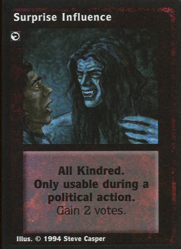 Surprise Influence [Jyhad set] - VTES CCG