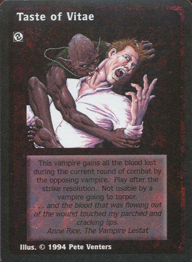 Taste of Vitae [Jyhad set] - VTES CCG