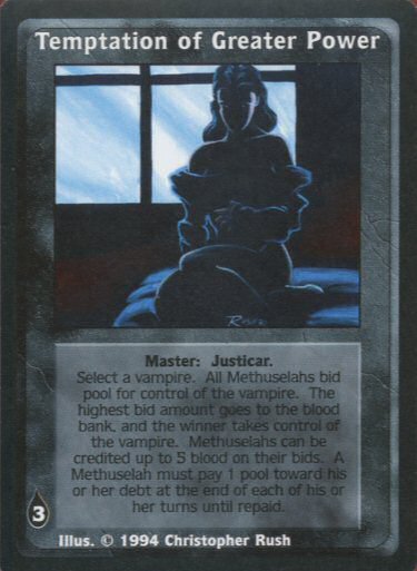 Temptation of Greater Power [Jyhad set] - VTES CCG